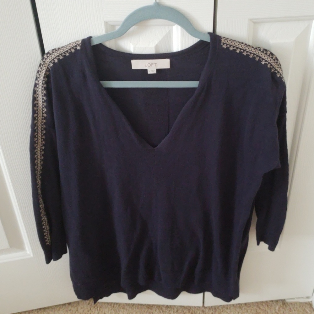 Lightweight sweater loft navy